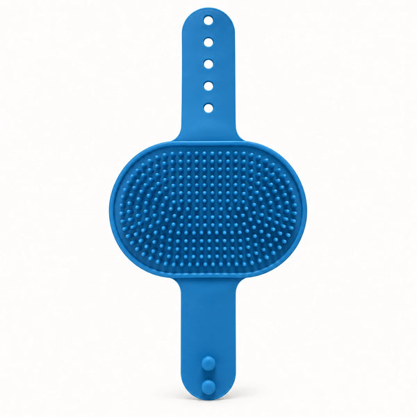 2-in-1 Silicone Cat Self-Grooming Brush – Table & Chair Leg Mount